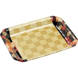 発泡トレー メガプレート28-21(30)平 扇市松金 エフピコ