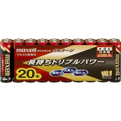 アルカリ乾電池ボルテージ単４　２０本ＰＸ２