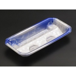 リスパック 刺身容器 RON-20-10 流氷青 本体