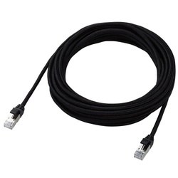 ＬＡＮケーブル　ＣＡＴ８　７ｍ　メッシュ　ブラック