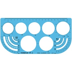 テンプレート　円・円周定規