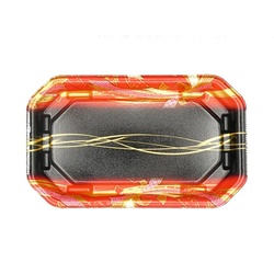 惣菜容器 MFP香彩22-13 本体 ゆい帯赤 エフピコ