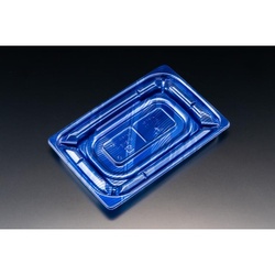 リスパック 惣菜容器 バイオカップ 優枠 17-11B ルミナスブルー 本体