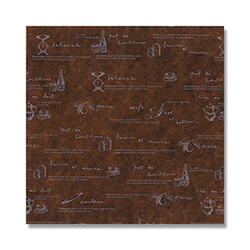 木村アルミ箔 クッキングペーパー CSEシート 120×120 ティータイム 茶 1000枚/パック