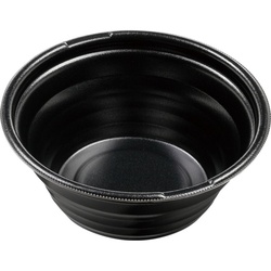 麺容器 MFPホット麺18(71)N 黒W エフピコ