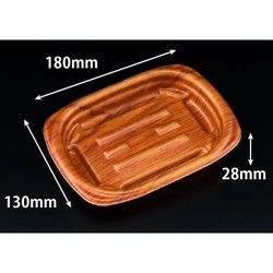 リスパック 軽食容器 ホット こんもり 18-13Bとちのき 本体