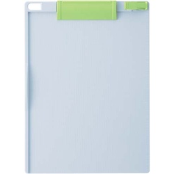 クリップボード　Ａ４縦グリーン×ライトグレー１０枚