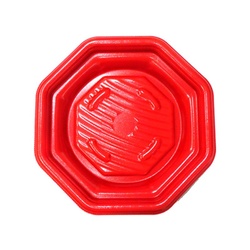 惣菜容器 MFPグラブ八角 18-18 本体 M赤黒 エフピコ