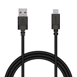 ＵＳＢ−Ｃケーブル　形状記憶　抗菌　１ｍ　ブラック