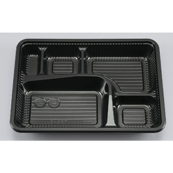 シーピー化成 弁当容器 Z-257(B) BS黒 本体