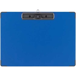 用箋挟Ｂ（総クロス貼り）カラーＡ４長辺とじ青