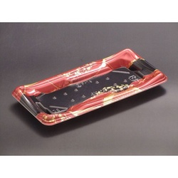 リスパック 寿司容器 誠04B はなまち赤 本体