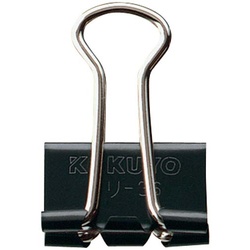 ダブルクリップ豆口幅１５ｍｍ１０個