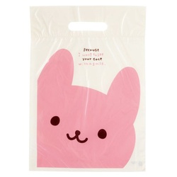 ポリ手提げ ウサクマPEバッグ-3(100枚) ヘッズ