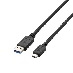 ＵＳＢ３．１ケーブル　Ａ−Ｃ　１ｍ　黒