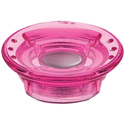 超強力マグネット＜ネオマグ＞φ２５ｍｍ　透明ピンク