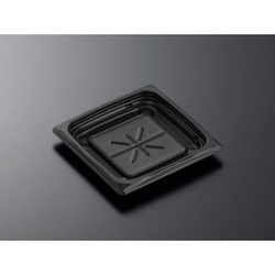 中央化学 軽食容器 CT葵 13-13A BK 本体