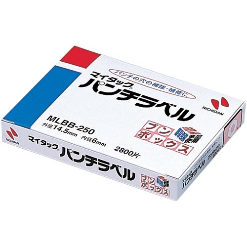 マイタックパンチラベル　ブンボックス　２８００片入