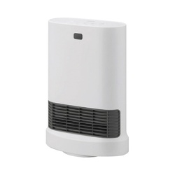 大風量セラミックヒーター首振りＷセンサー付ホワイト