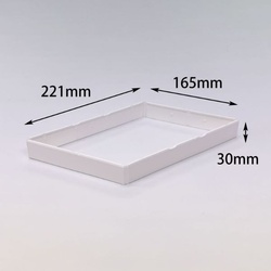 ワン折ハード H73×55 ホワイト縁