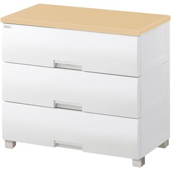 フィッツプラス　幅７５×高さ６６ｃｍ　メープル３段