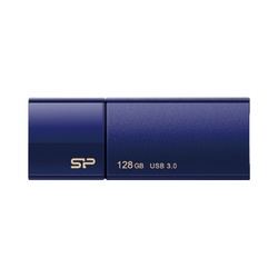 ＵＳＢ３．０スライド式ＵＳＢ　Ｂ０５　１２８ＧＢ紺