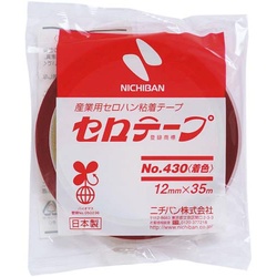 着色セロテープ赤１２ｍｍ×３５ｍ