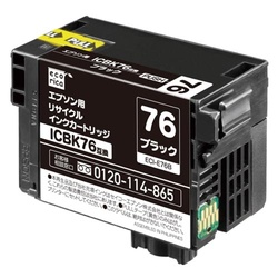 リサイクルインク　ＩＣＢＫ７６　ブラック