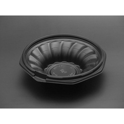 リスパック どんぶり容器 バイオデリカ このみ160B 本体 黒