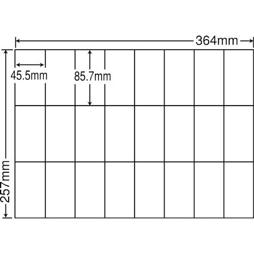 ナナコピー　マルチタイプ　Ｂ４　２４面　５００枚