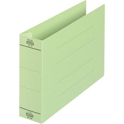 フラットＦ　厚とじ５００　Ａ５横　グリーン　１０冊