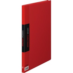 カラーベース固定式　Ａ４縦２０ポケット　赤×３０