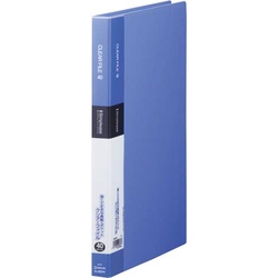 シンプリーズクリアーＦ固定式Ａ４縦４０Ｐ青３２冊