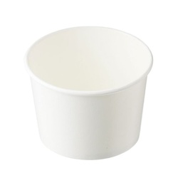 ケーピープラテック スープカップ KM90-270 本体 白(PP)