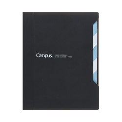 インデックスで開けやすいバインダー６５枚　黒