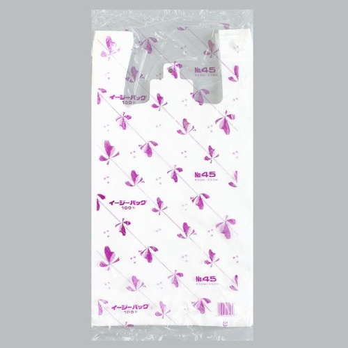 レジ袋 イージーバッグ No.45 関西規格 無地 厚口タイプ 福助工業