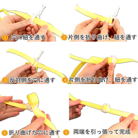 PPバンド 手締め用 幅15mm×50m巻（黄・ストッパー25個・カッター付き