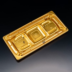 リスパック 惣菜容器 バイオカップ 優枠 23-11B-3S カリス金 本体