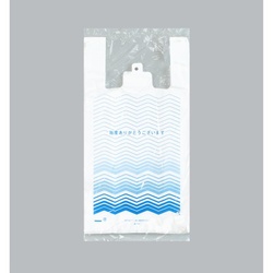 レジ袋 イージーバッグ 関西 No.45柄-1(波) 福助工業