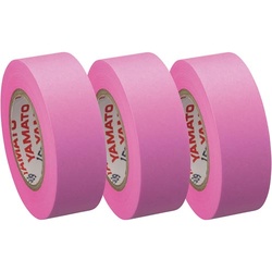 メモックロール詰替用　１５ｍｍ幅　ローズ　３巻入