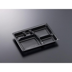 中央化学 弁当容器 HS 古今L-13 黒 本体