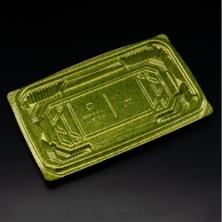 リスパック 刺身容器 バイオ 流派 平20-12B ステラグリーン 本体