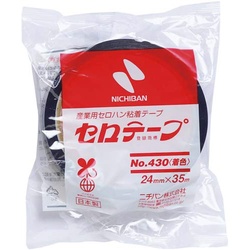 【廃番商品】着色セロテープ　青　２４ｍｍ×３５ｍ５巻入