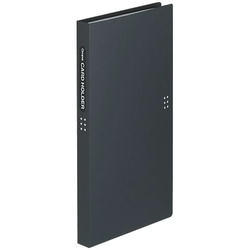 カードホルダーネームカードホルダー１２０名濃灰５冊