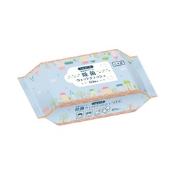 街並み　アルコール　除菌ウェットティッシュ×８