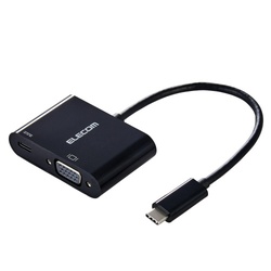 ＴｙｐｅＣ−ＶＧＡ　変換アダプタ　ブラック