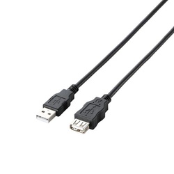エコＵＳＢ２．０延長ケーブル　１．５ｍ　ＢＫ