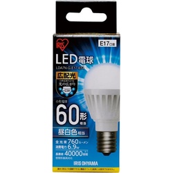 ＬＥＤ小形電球　広配光　６０Ｗ形　昼白色×１０