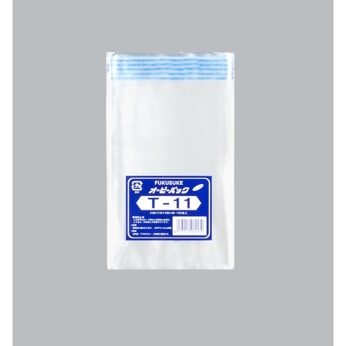 テープ有 OPP袋 オーピーパックC T-11 100枚入 福助工業