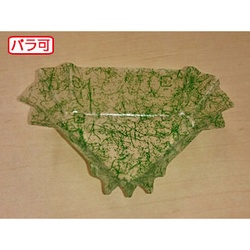 セイコー おかずカップ ラミケースOPP三角2号雲龍柄(緑) 500枚